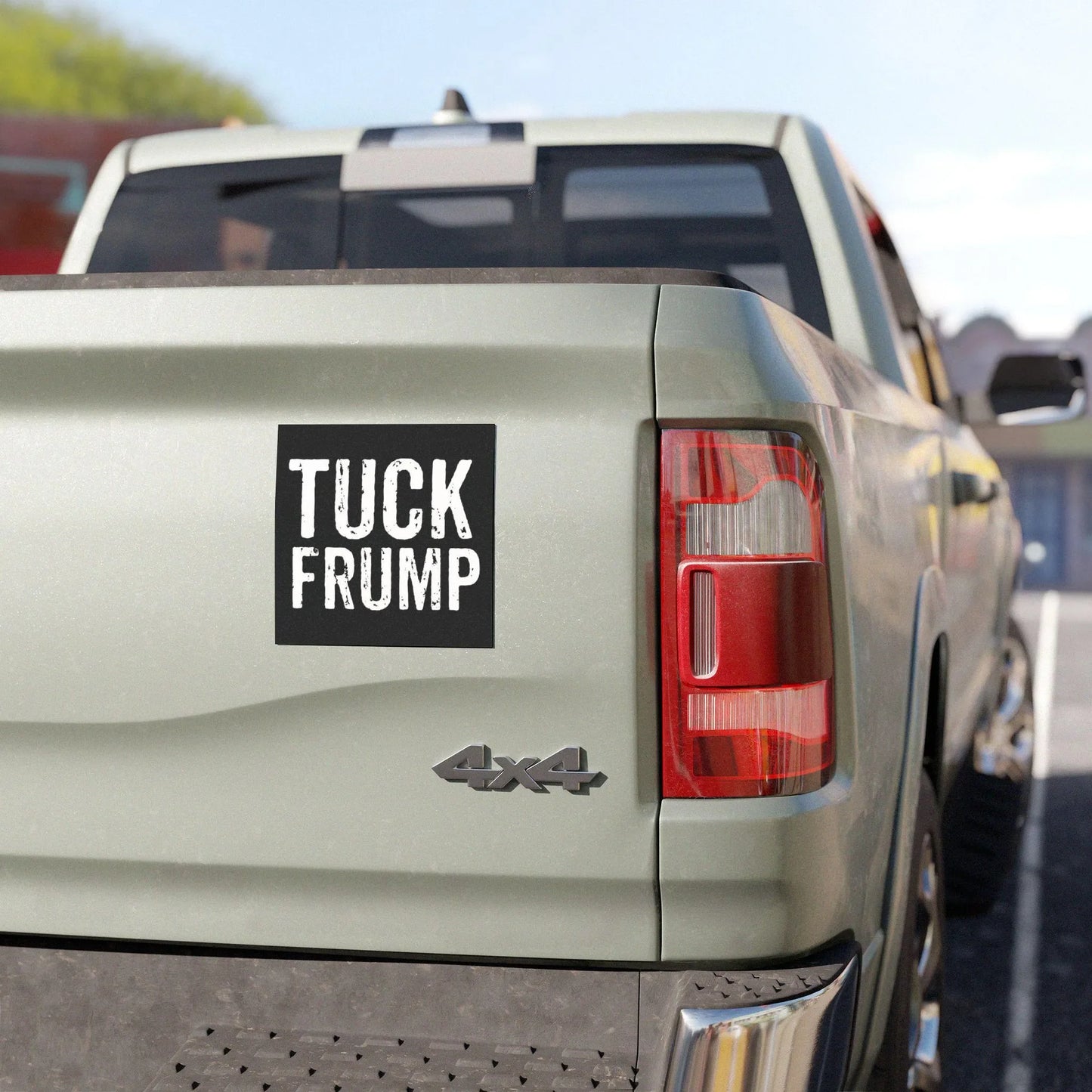 Tuck Frump Car Magnet, Funny Bumper Sticker Magnet