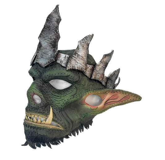 Rey Goblin - Máscara Hecha a Mano para Disfraz de Halloween, Actuación o Cosplay