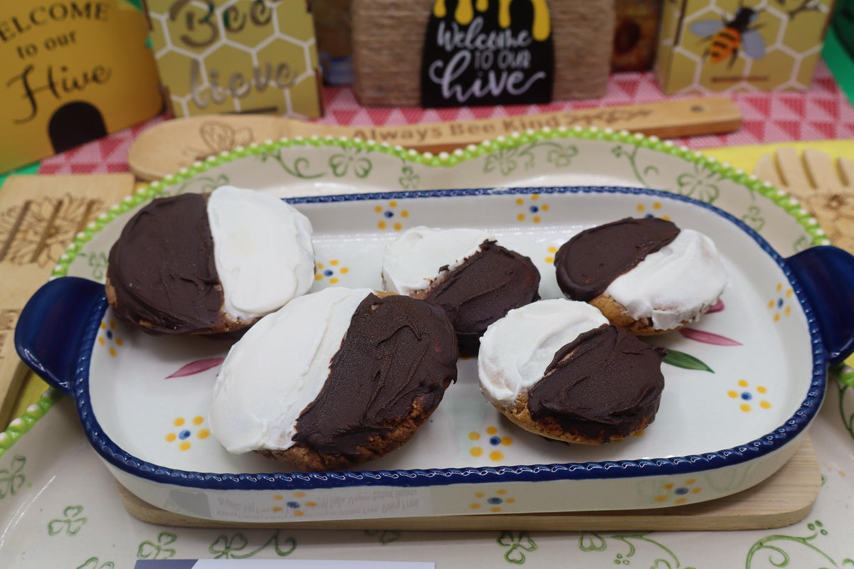 Galletas Blancas y Negras de Alta Proteína, Sin Azúcar, Veganas, Sin Gluten, Sin Lácteos, Sin Frutos Secos, Repostería para Alérgicos, Regalos Fitness, Bajas en Carbohidratos