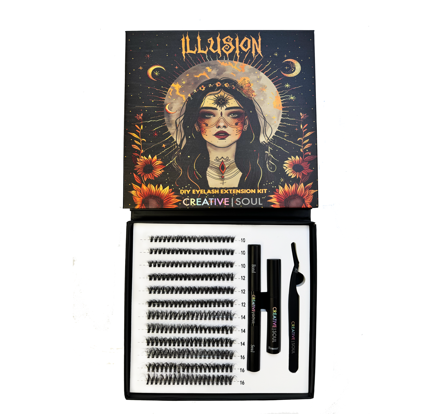Kit de extensión de pestañas DIY Illusion