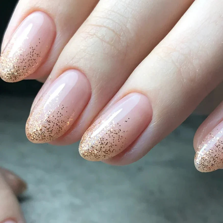 Luxio - Glitter Rose-Gold Gel Polish, 15ml