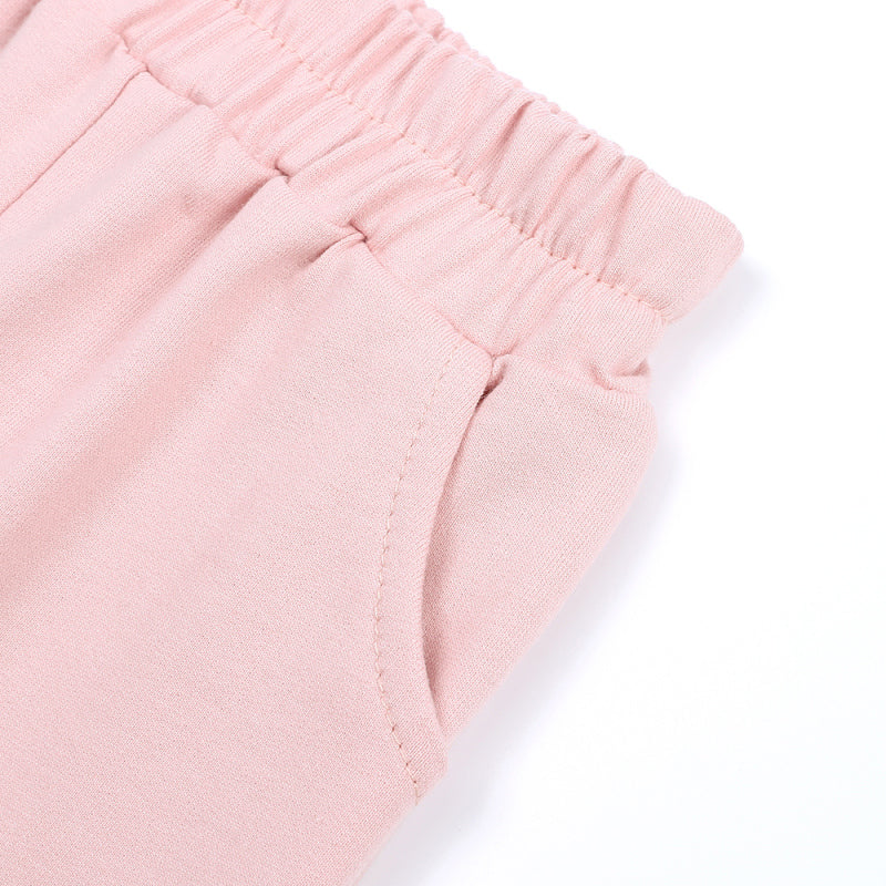 Kids Cotton Hooded Sweatshirt Tracksuit Set - Warm Winter Outfit