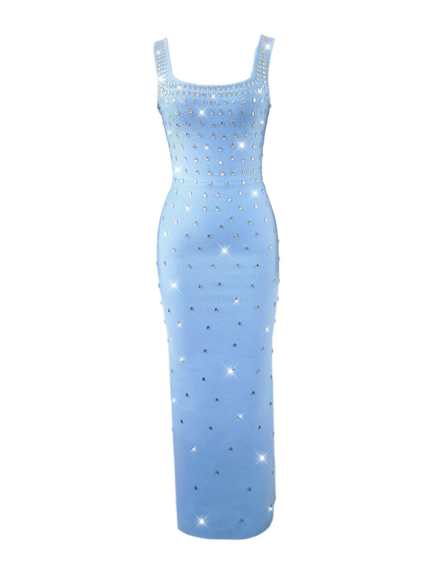 New Slim Rhinestone Bandage Dress Fashion Party Bandage Dress