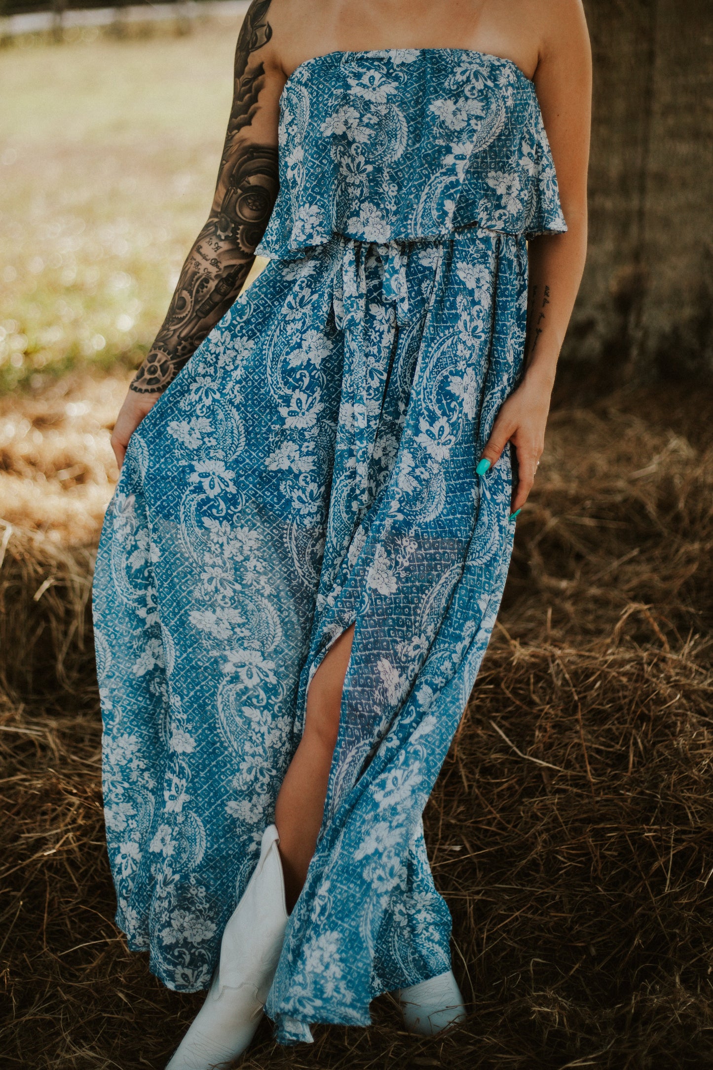 Olivia's Tube Top Maxi Dress