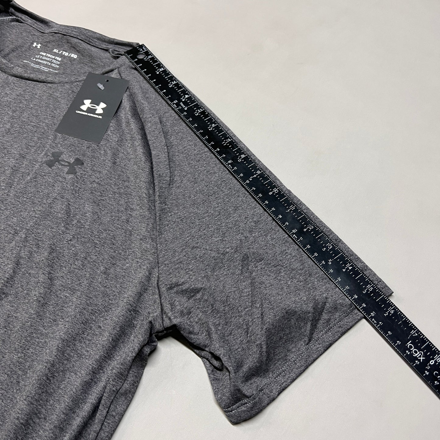 UNDER ARMOUR Camiseta de Manga Corta Tech 2.0 para Hombre Carbon Heather / Black - 090 Talla XL 1326413(Nueva)