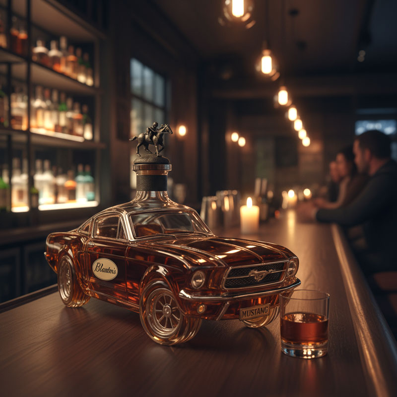 Mustang Car Whiskey Decanter