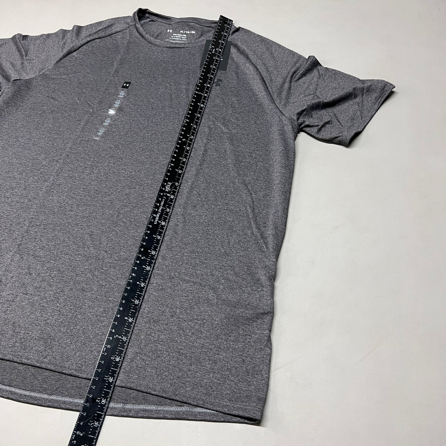 UNDER ARMOUR Camiseta de Manga Corta Tech 2.0 para Hombre Carbon Heather / Black - 090 Talla XL 1326413(Nueva)