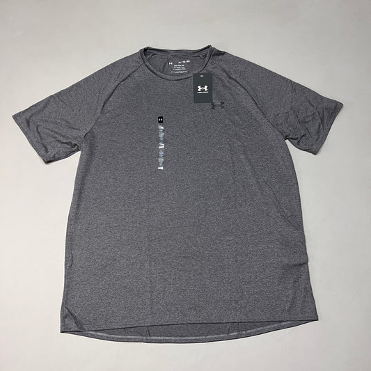 UNDER ARMOUR Camiseta de Manga Corta Tech 2.0 para Hombre Carbon Heather / Black - 090 Talla XL 1326413(Nueva)