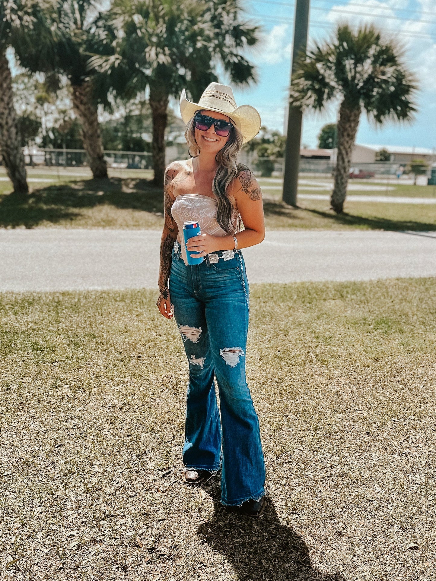 Amber Bell Bottom Jean