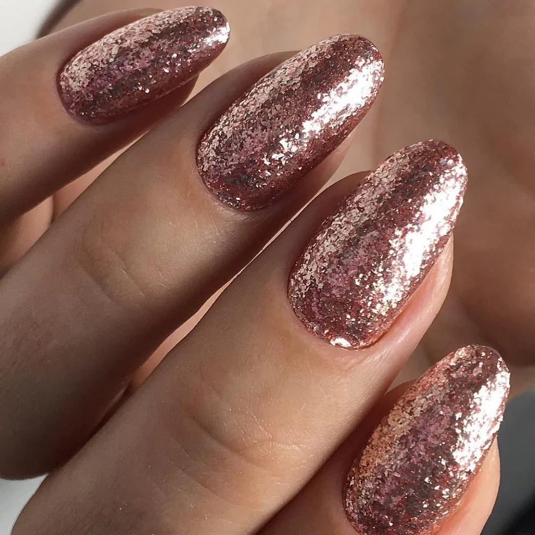 Luxio - Glitter Rose-Gold Gel Polish, 15ml