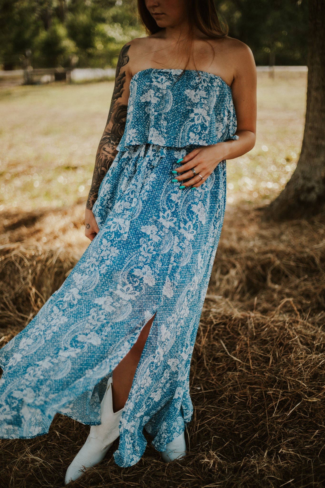 Olivia's Tube Top Maxi Dress