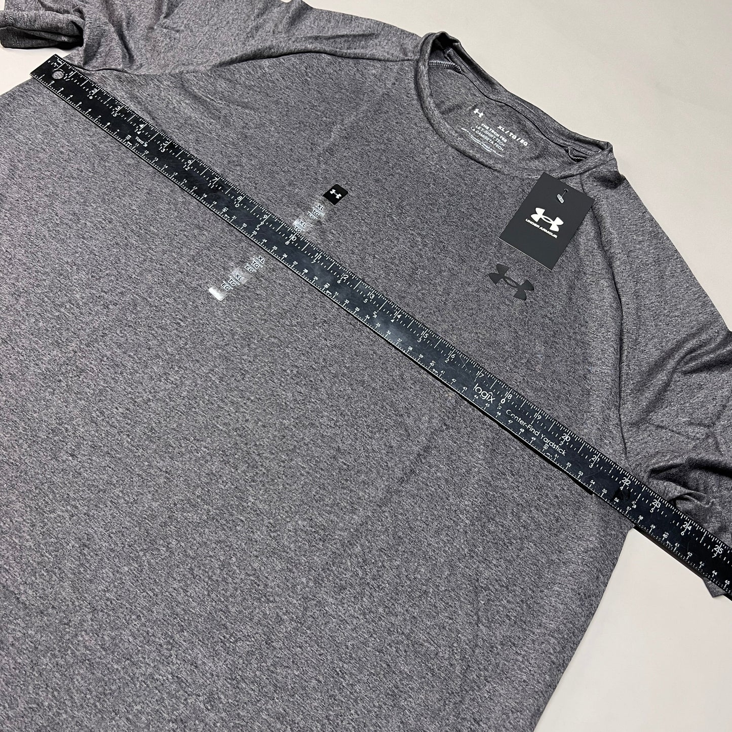 UNDER ARMOUR Camiseta de Manga Corta Tech 2.0 para Hombre Carbon Heather / Black - 090 Talla XL 1326413(Nueva)