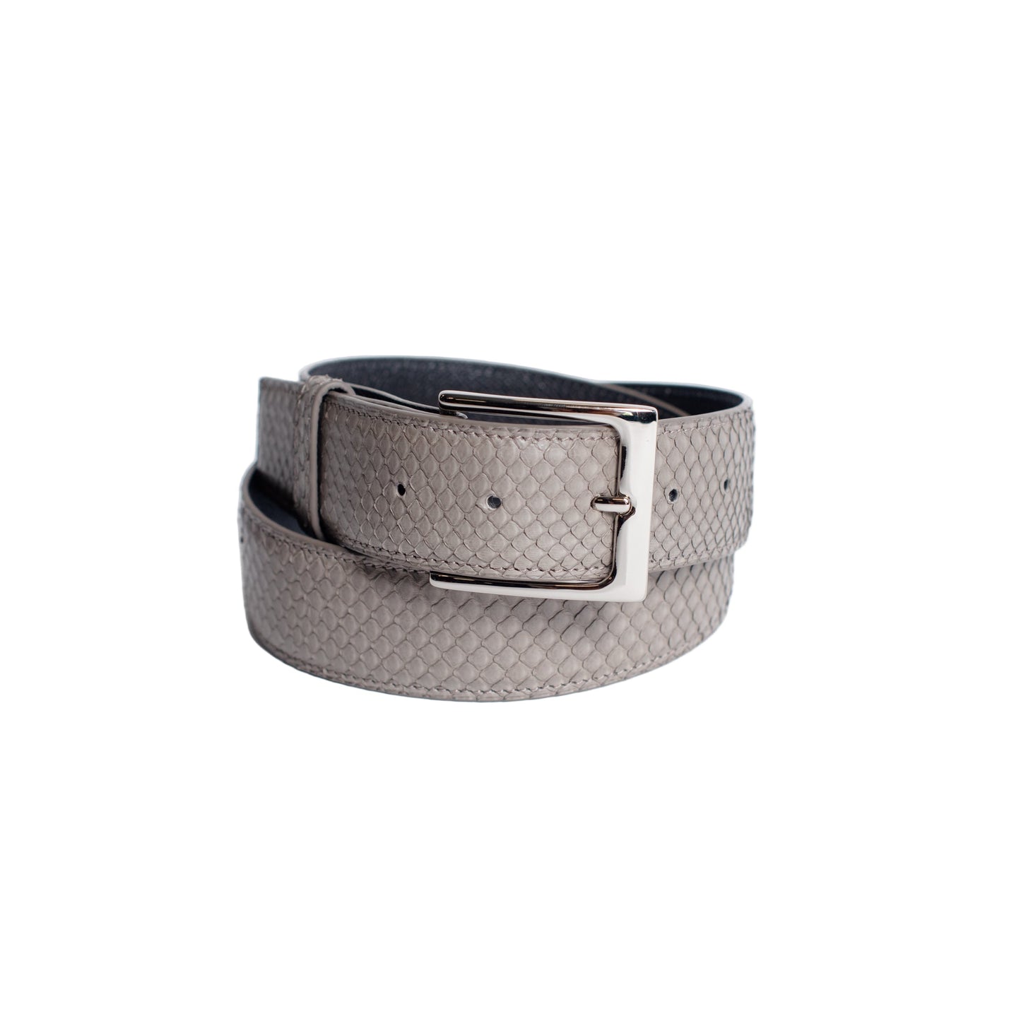 Full Skin Belt, Storm Front Matte Python