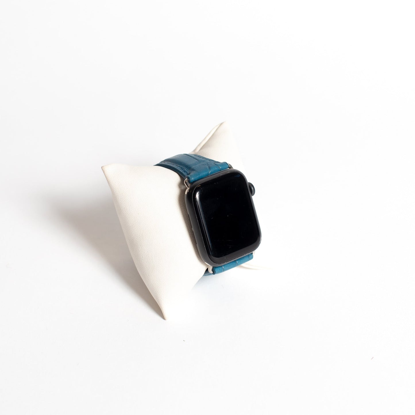Apple Watch Band, Cerulean Blue Matte Alligator