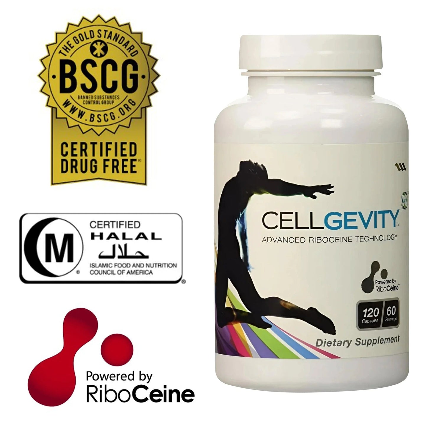 Cellgevity, Tecnología Avanzada Riboceine, 120 Cápsulas, 60 Servicios
