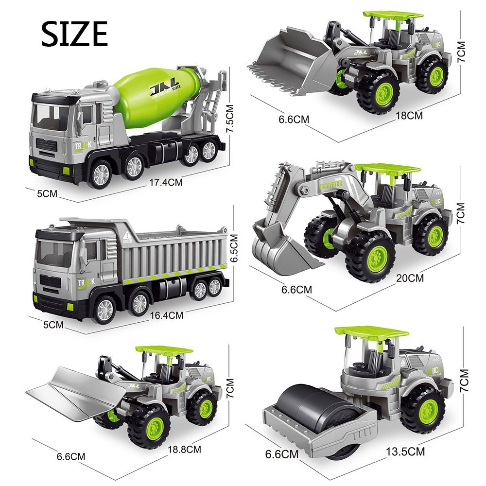 Imitation Alloy Inertia Engineering Vehicle Toys | Excavator - # BOT&G21910006 & BOT&G22910007