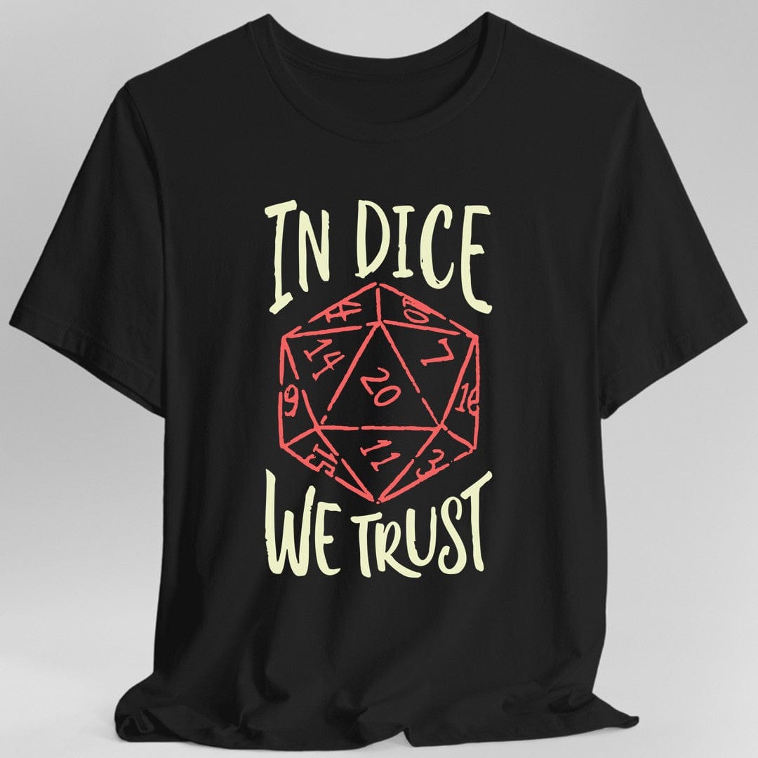 Camiseta de Dungeons and Dragons "In Dice We Trust"