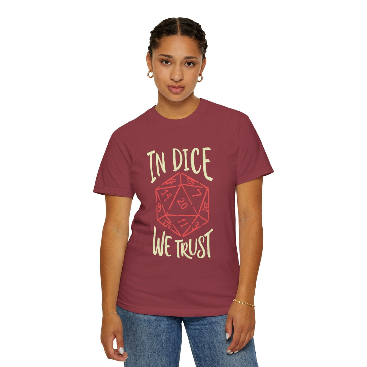 In Dice We Trust D&D T-Shirt - Comfort Colors