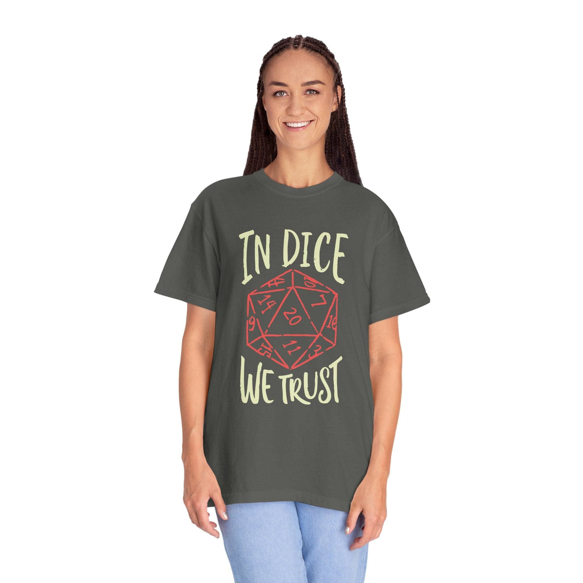 In Dice We Trust D&D T-Shirt - Comfort Colors