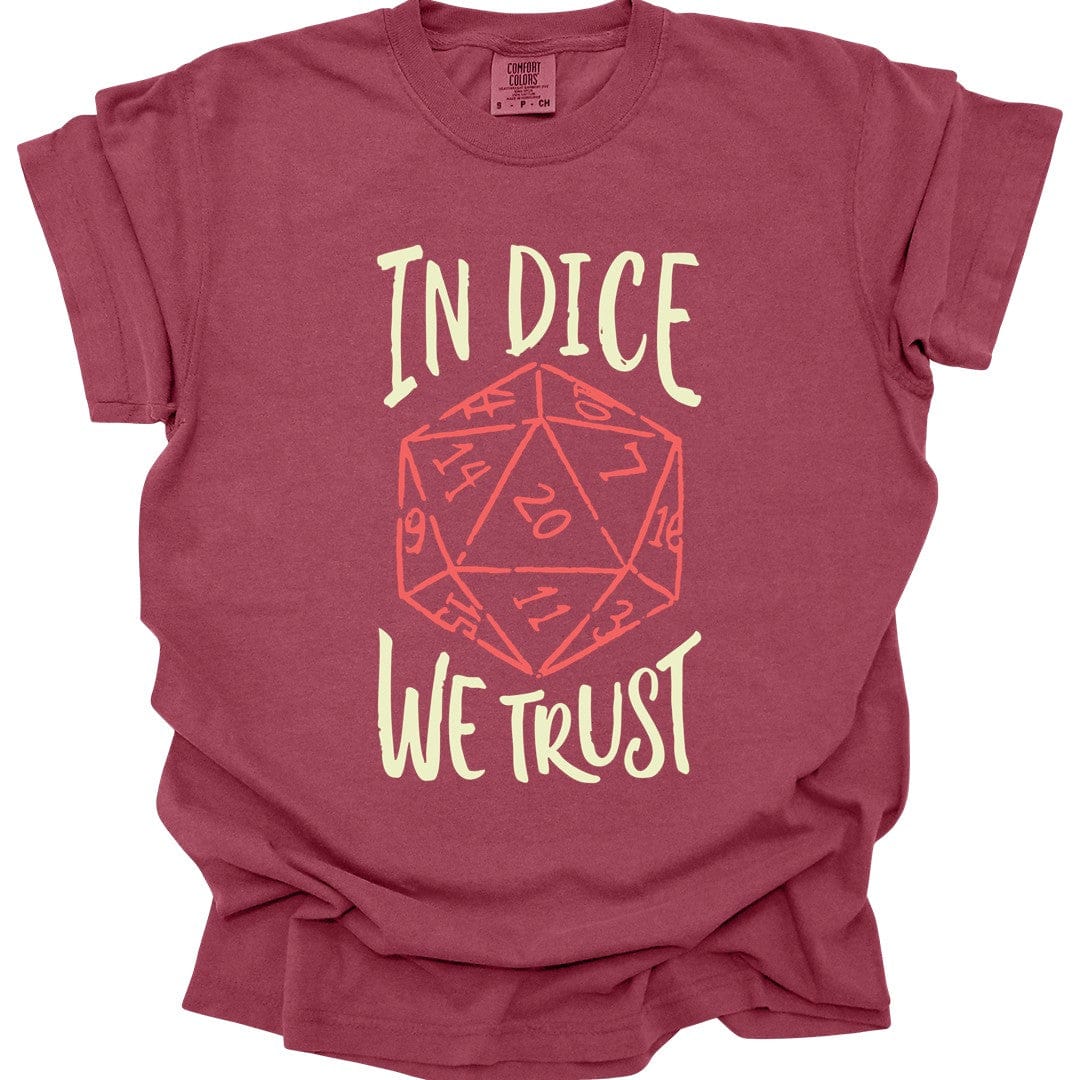 In Dice We Trust D&D T-Shirt - Comfort Colors