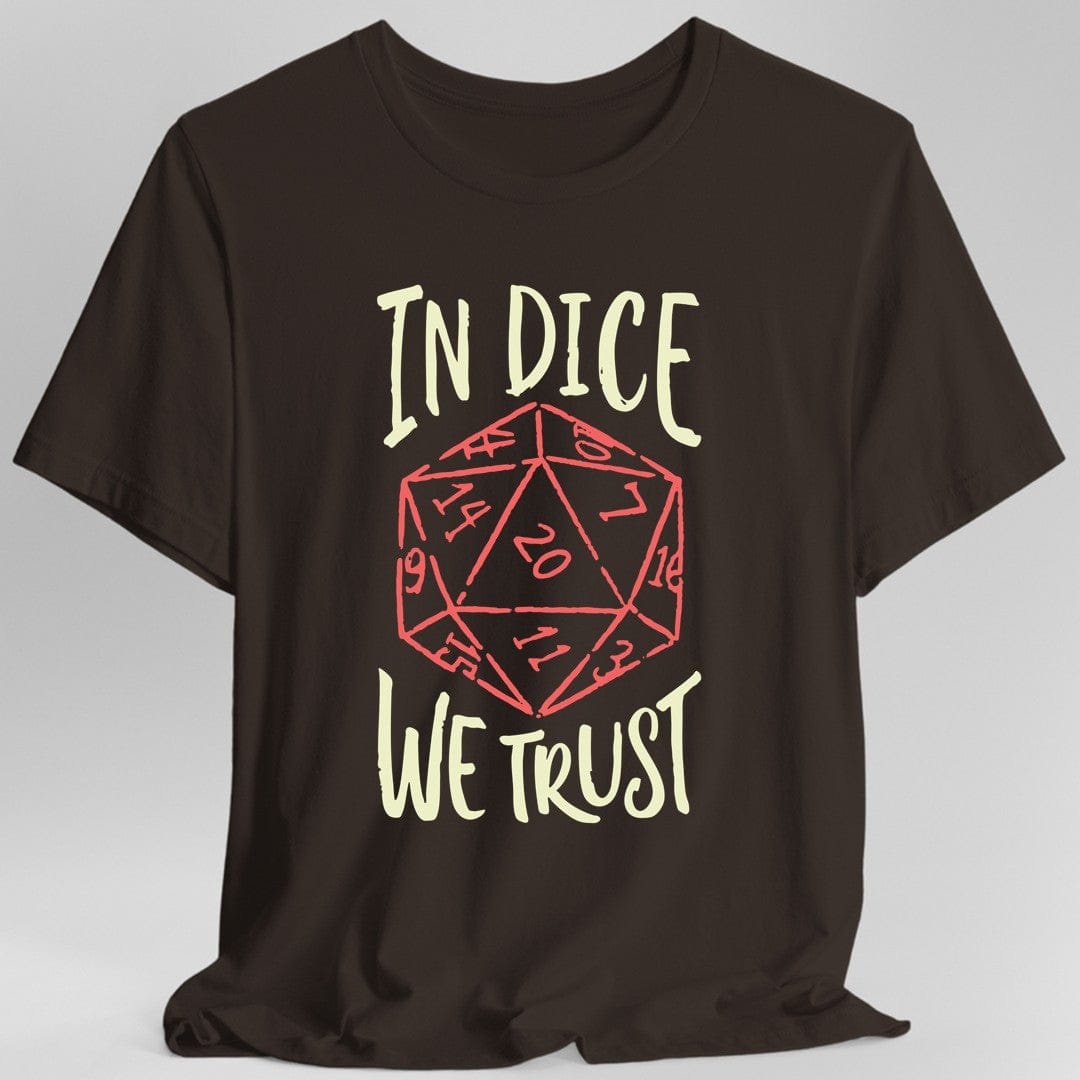 Camiseta de Dungeons and Dragons "In Dice We Trust"