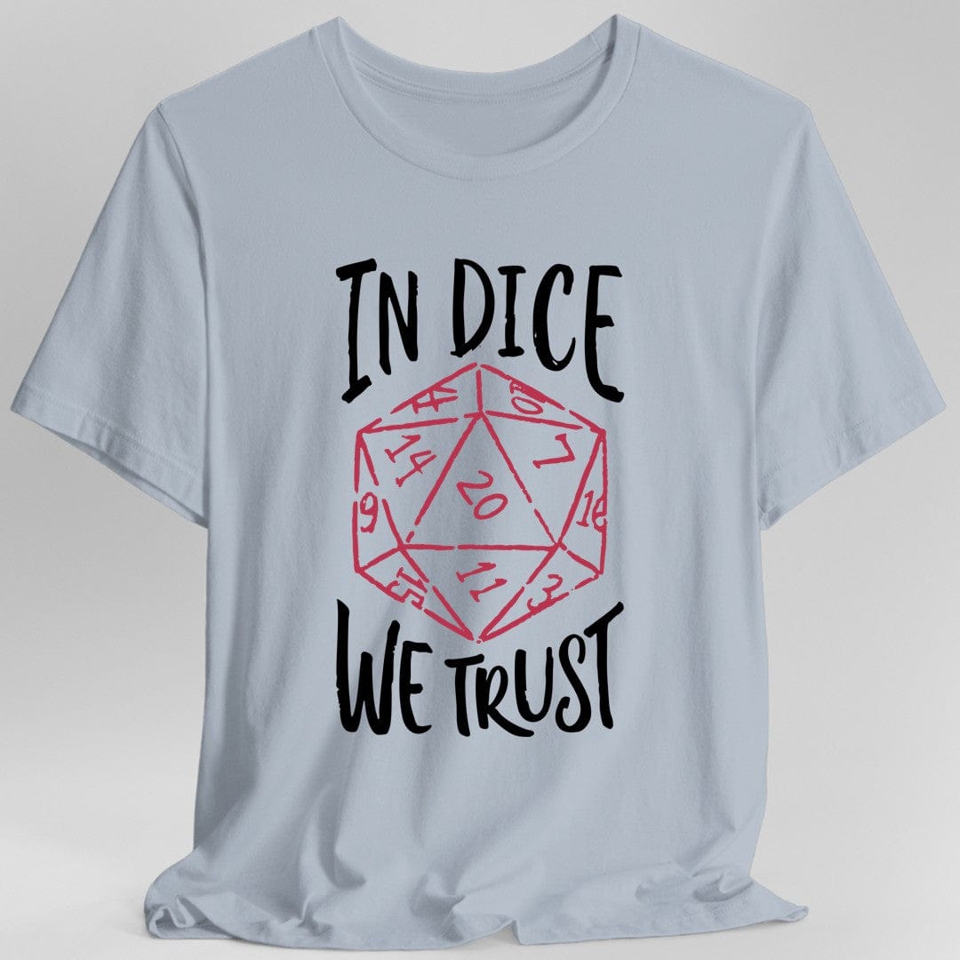 Camiseta de Dungeons and Dragons "In Dice We Trust"