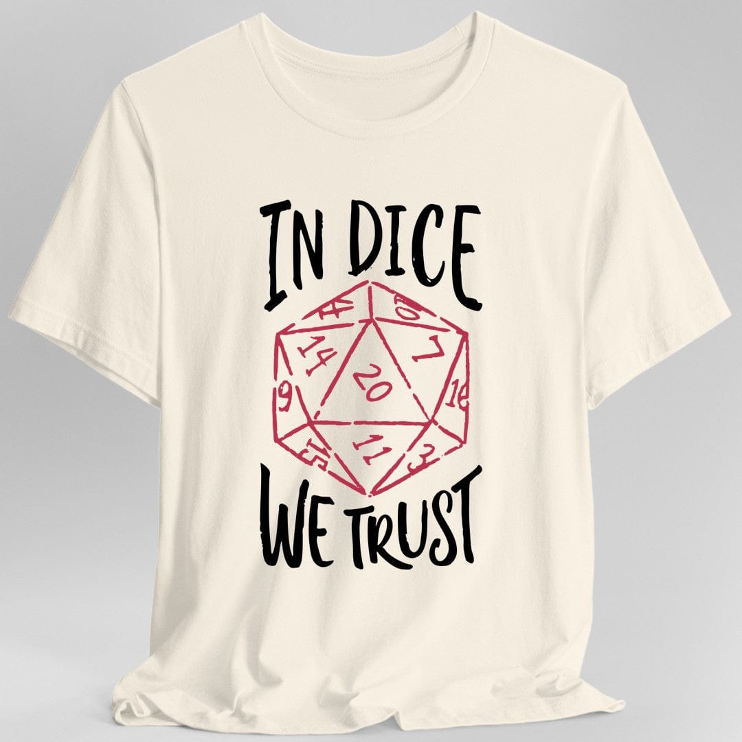 Camiseta de Dungeons and Dragons "In Dice We Trust"