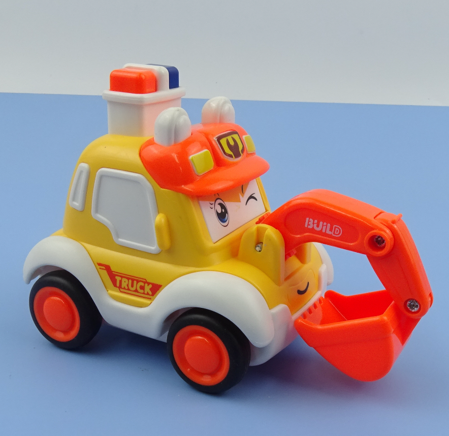Inertia-Activated Cartoon Emergency Vehicle Toy Set - # GIT&G71910002 & BOT&G21910007