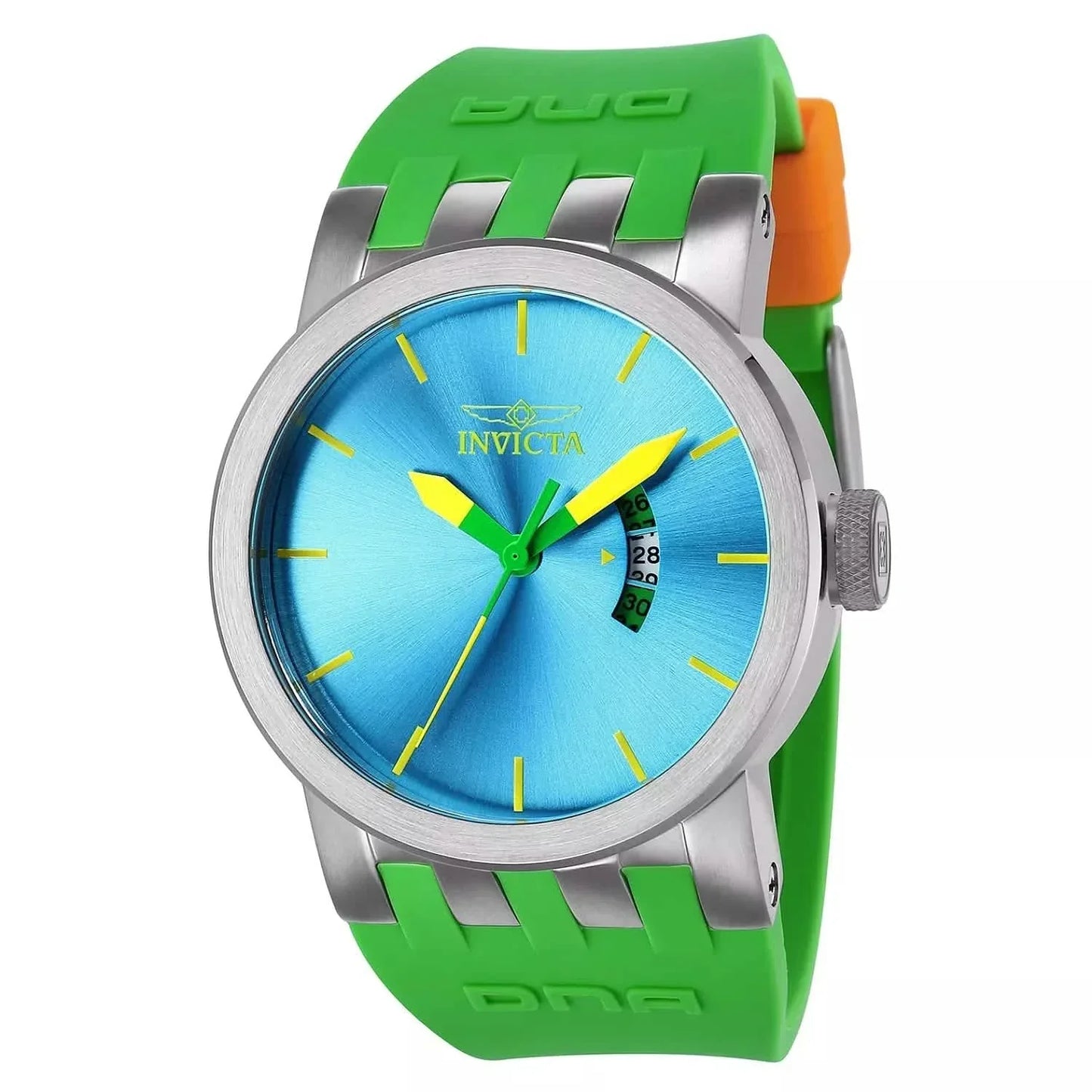 Invicta 46mm DNA Puppy Edition Quartz Date Silicone Strap Watch