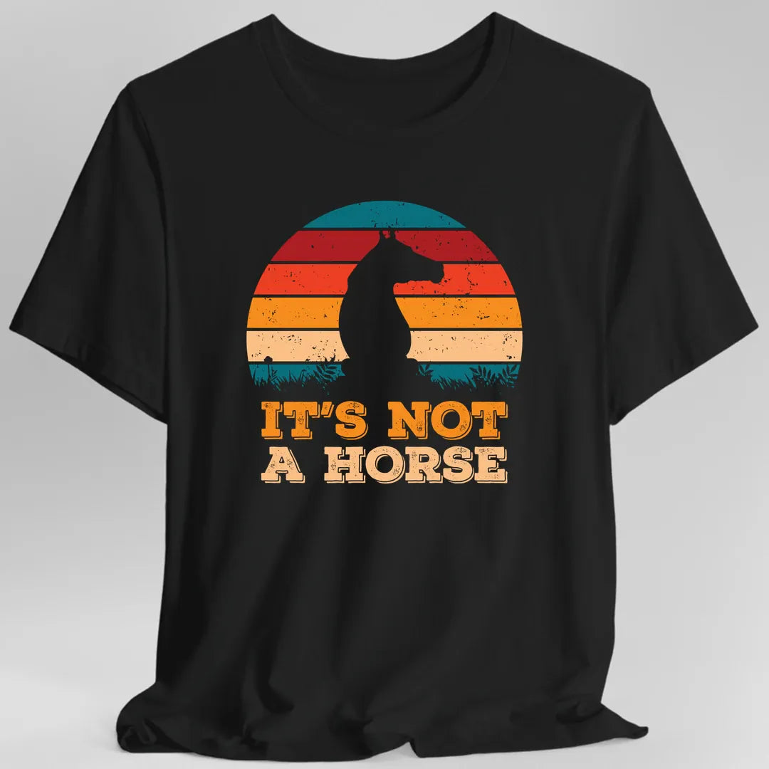 It's Not a Horse Funny Chess T-Shirt
