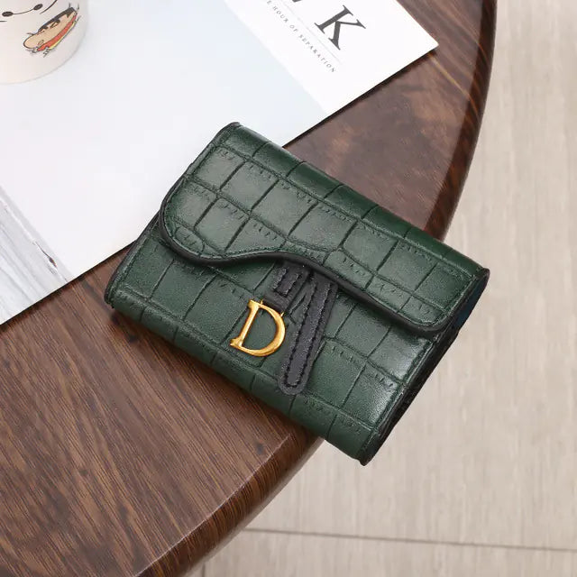 Luxury Leather Women's Clutch Wallet with Money Clip