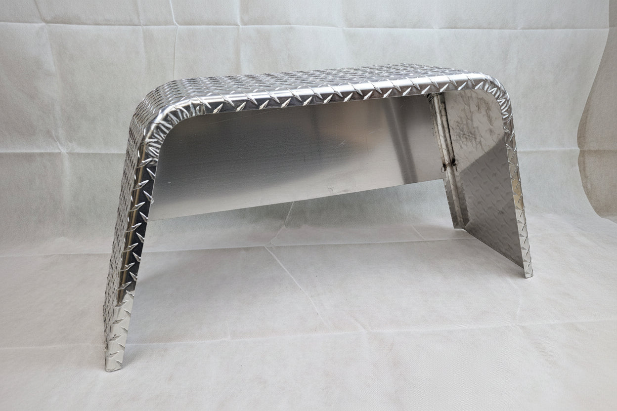 Kampco Aluminum Trailer Fender – 36" x 10" Diamond Plate with Backer Plate