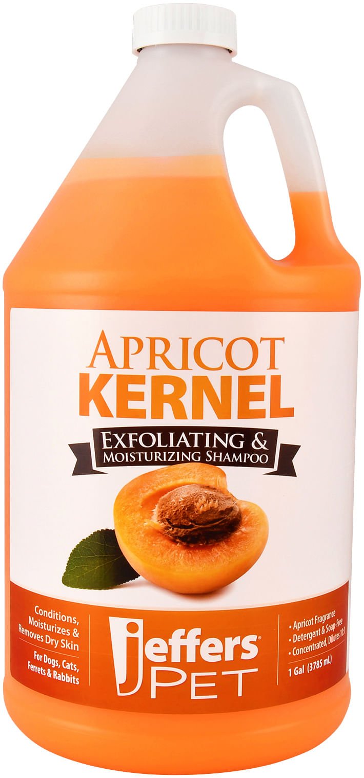 Champú Exfoliante e Hidratante para Mascotas con Hueso de Albaricoque Jeffers