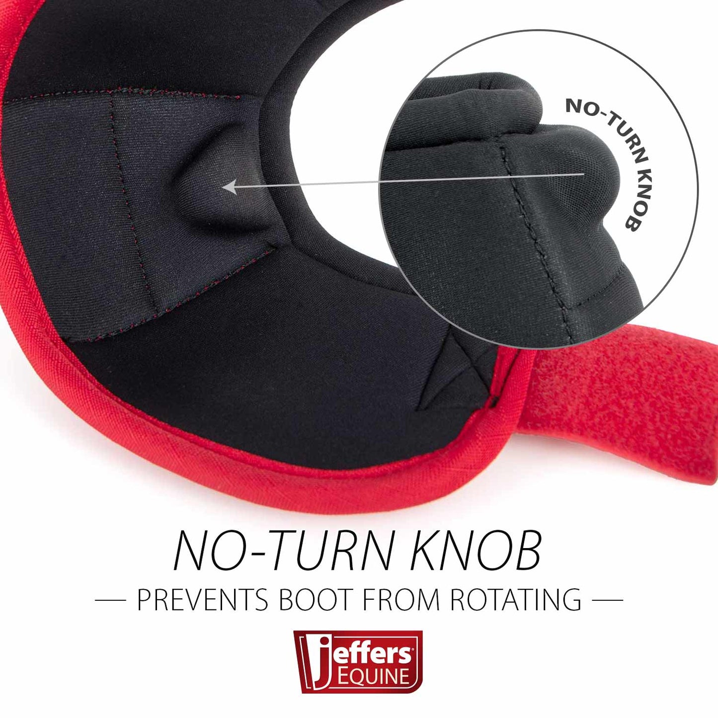 Botas de campana Jeffers No-Turn para caballos, colores sólidos, 2 unidades