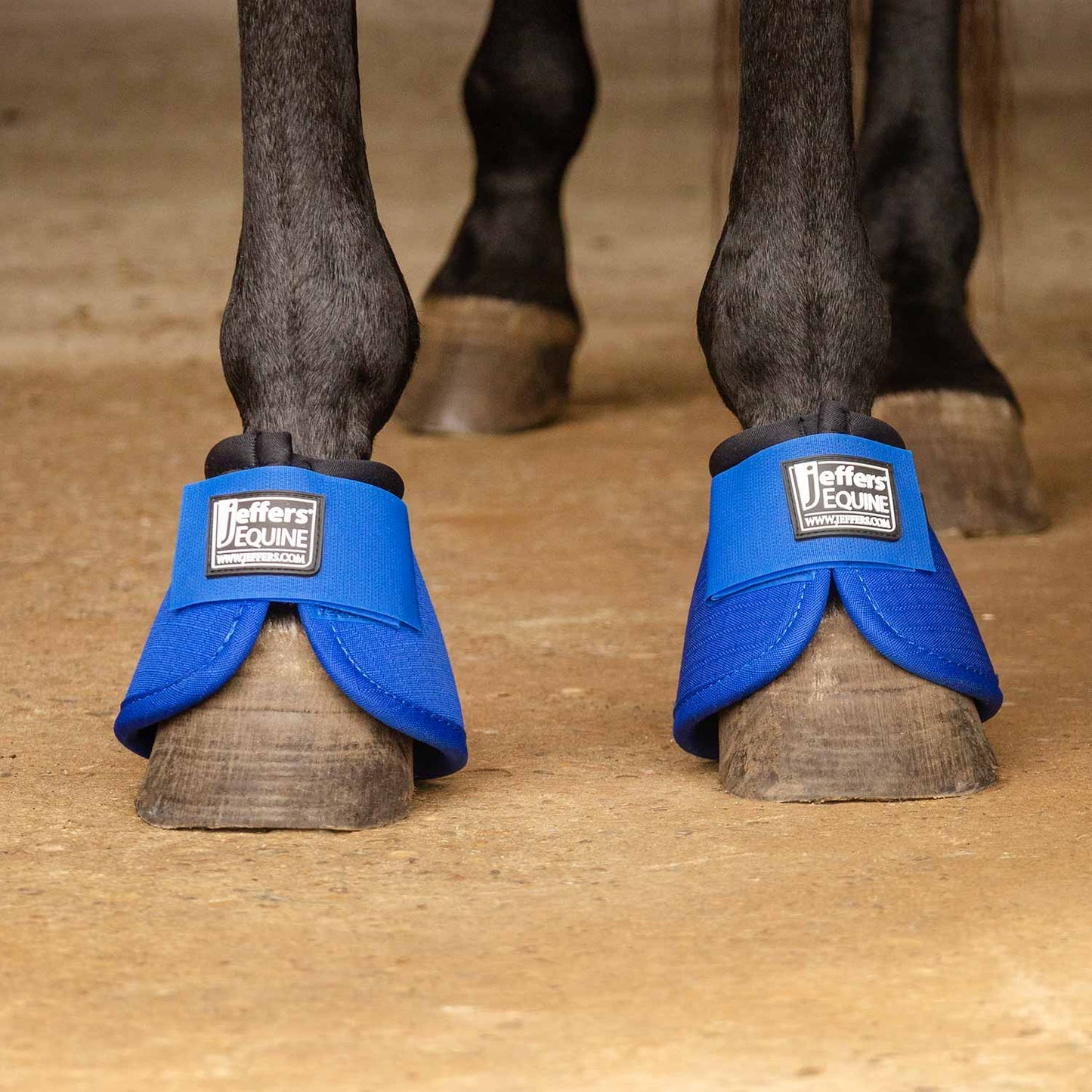 Botas de campana Jeffers No-Turn para caballos, colores sólidos, 2 unidades