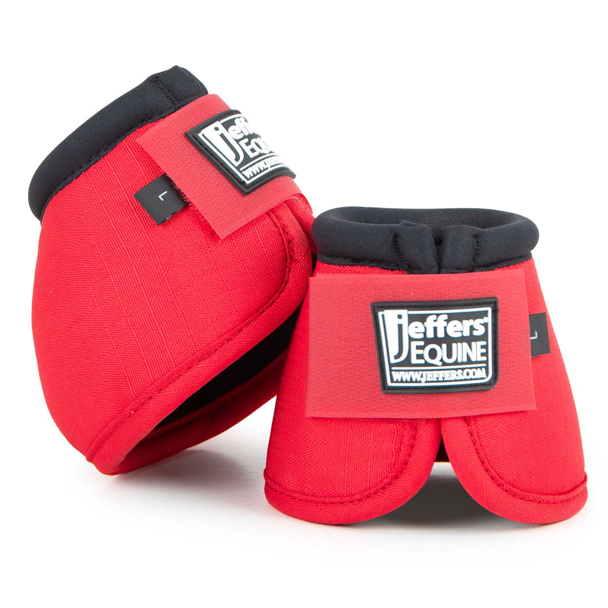 Botas de campana Jeffers No-Turn para caballos, colores sólidos, 2 unidades