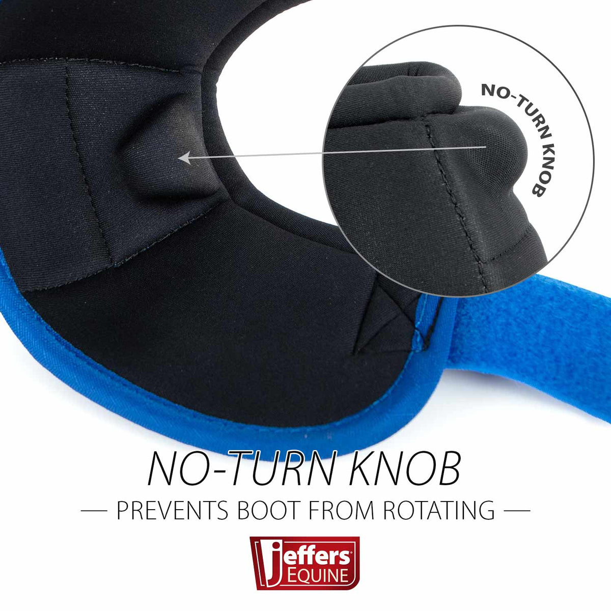 Botas de campana Jeffers No-Turn para caballos, colores sólidos, 2 unidades