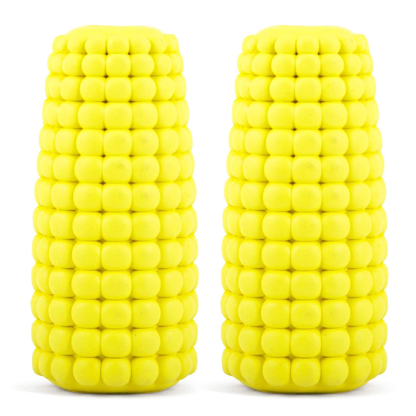Juguete masticable dental para perros Jeffers Corn Cob de caucho natural dispensador de golosinas rellenable