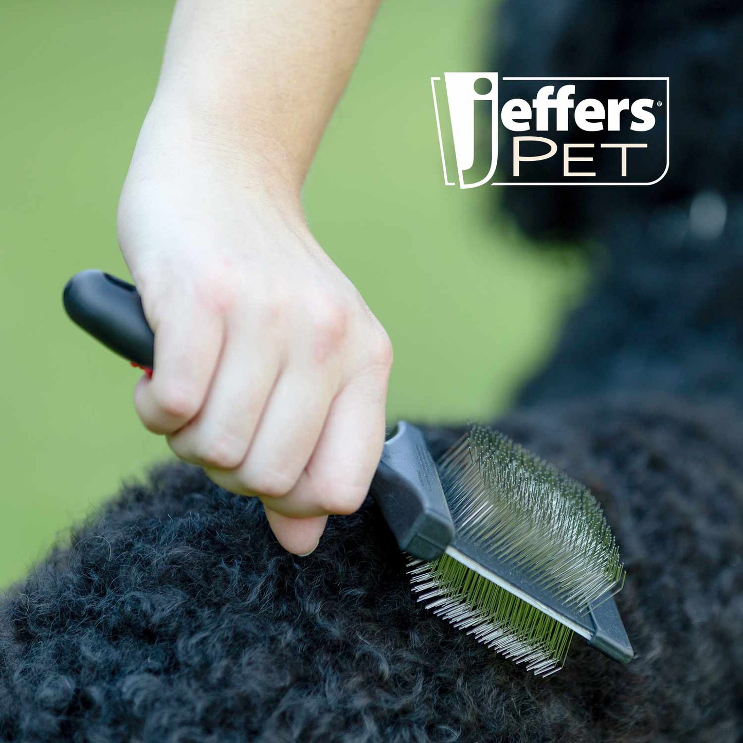 Cepillo carda de doble cara Jeffers Flex Head para mascotas