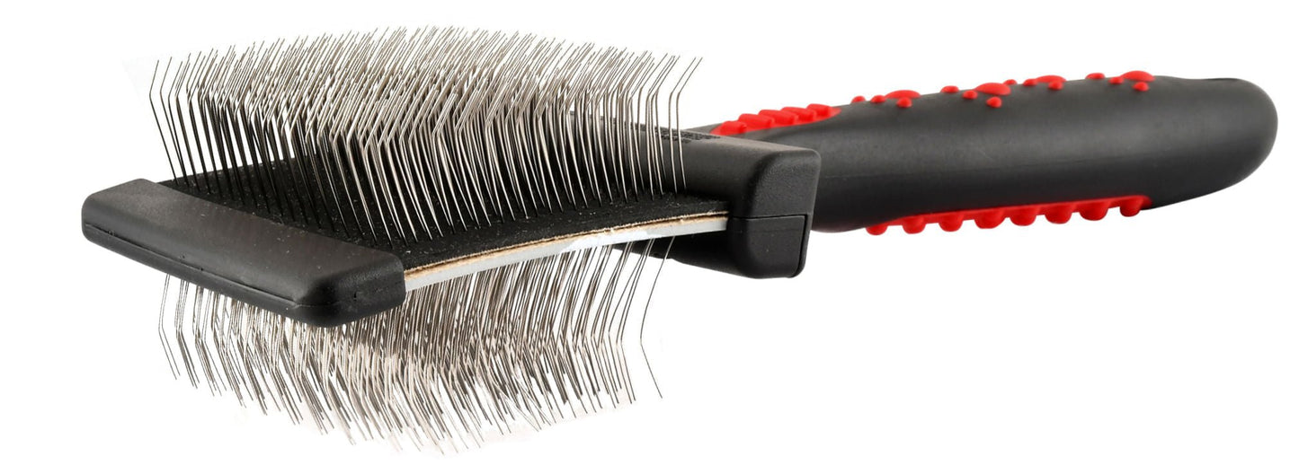 Cepillo carda de doble cara Jeffers Flex Head para mascotas
