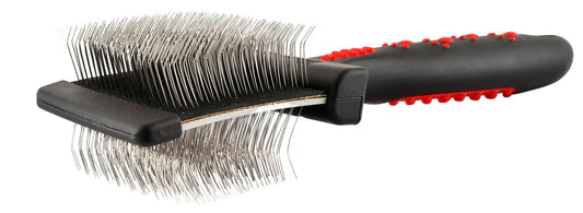 Cepillo carda de doble cara Jeffers Flex Head para mascotas