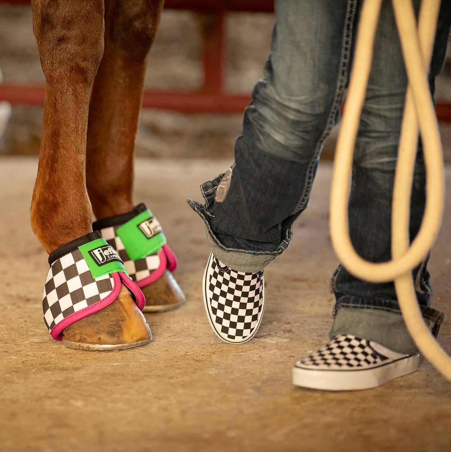 Botas protectoras antirotación Jeffers Expression para caballos, par