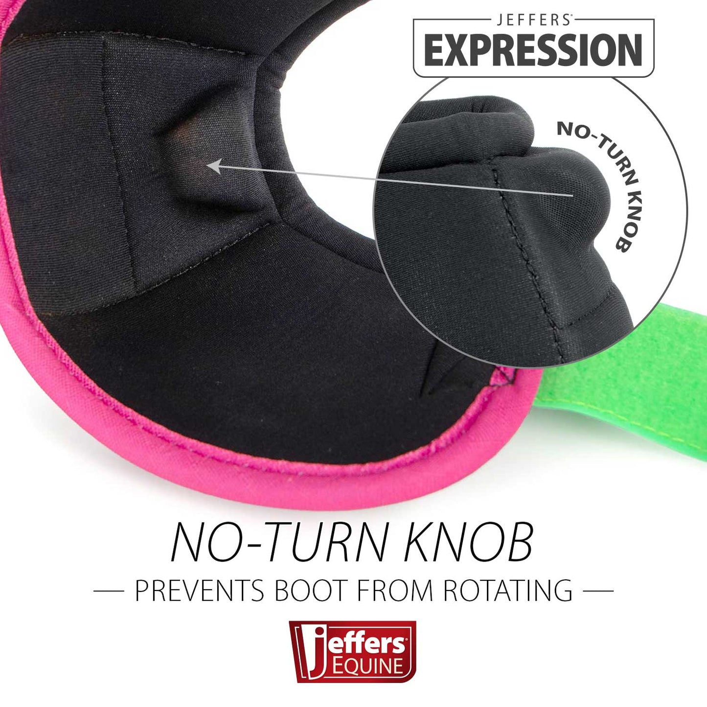 Botas protectoras antirotación Jeffers Expression para caballos, par