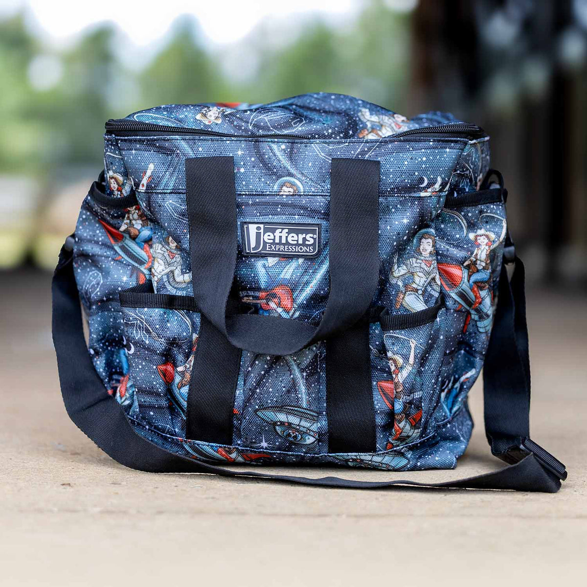 Bolsa de aseo para caballos Jeffers Expression Deluxe con correa ajustable