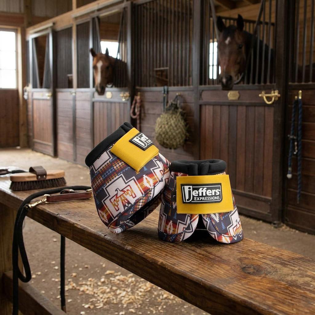Botas protectoras antirotación Jeffers Expression para caballos, par