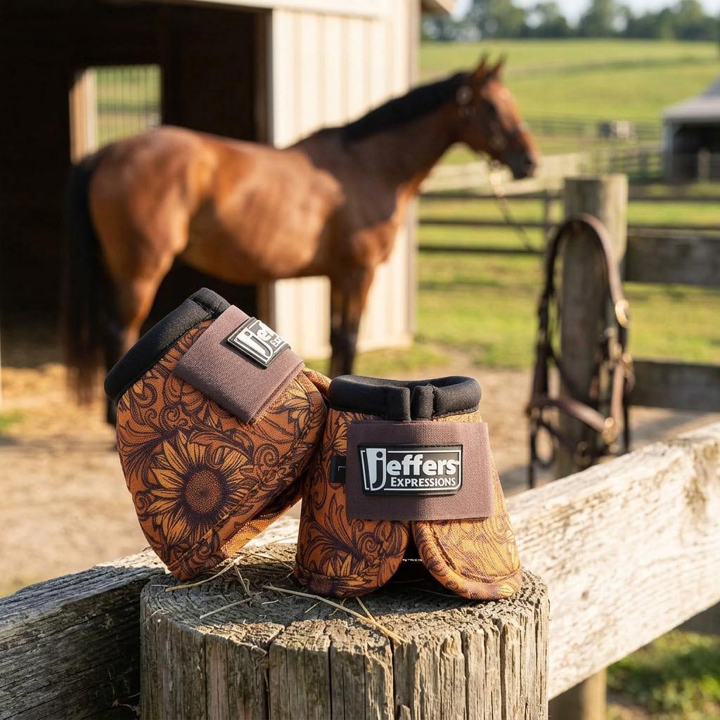 Botas protectoras antirotación Jeffers Expression para caballos, par