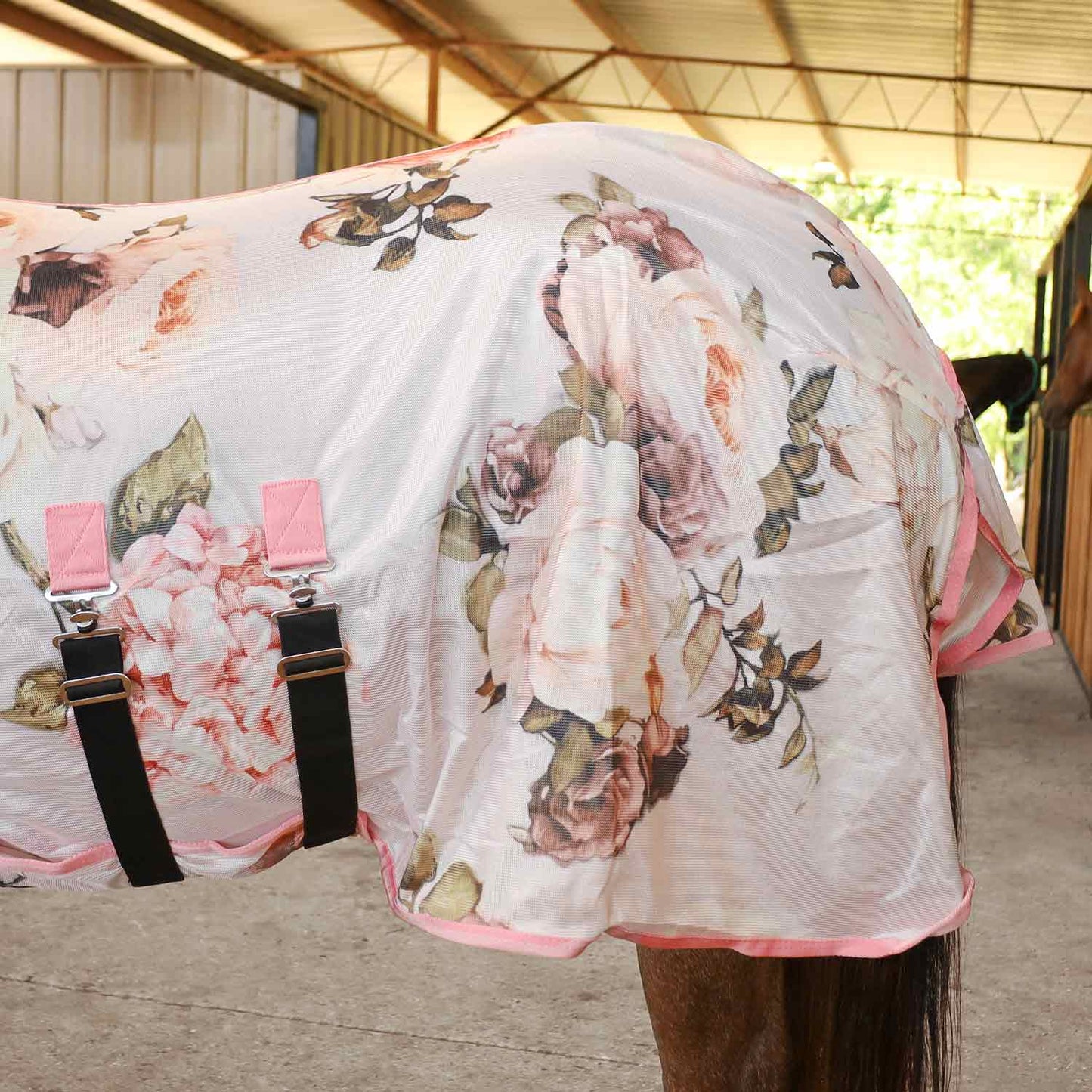 Manta antimosquitos Jeffers Expression Softmesh con cubrecuello para caballo