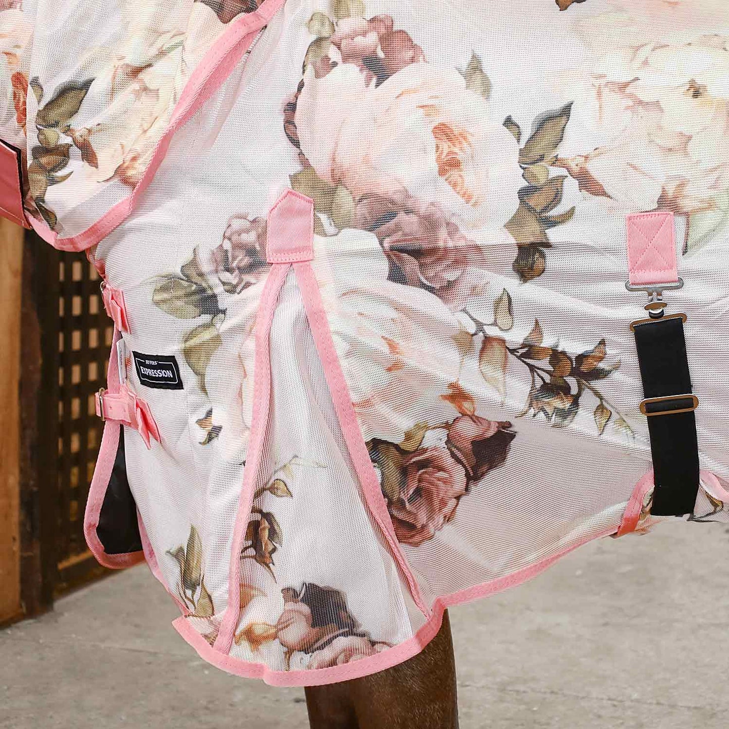 Manta antimosquitos Jeffers Expression Softmesh con cubrecuello para caballo
