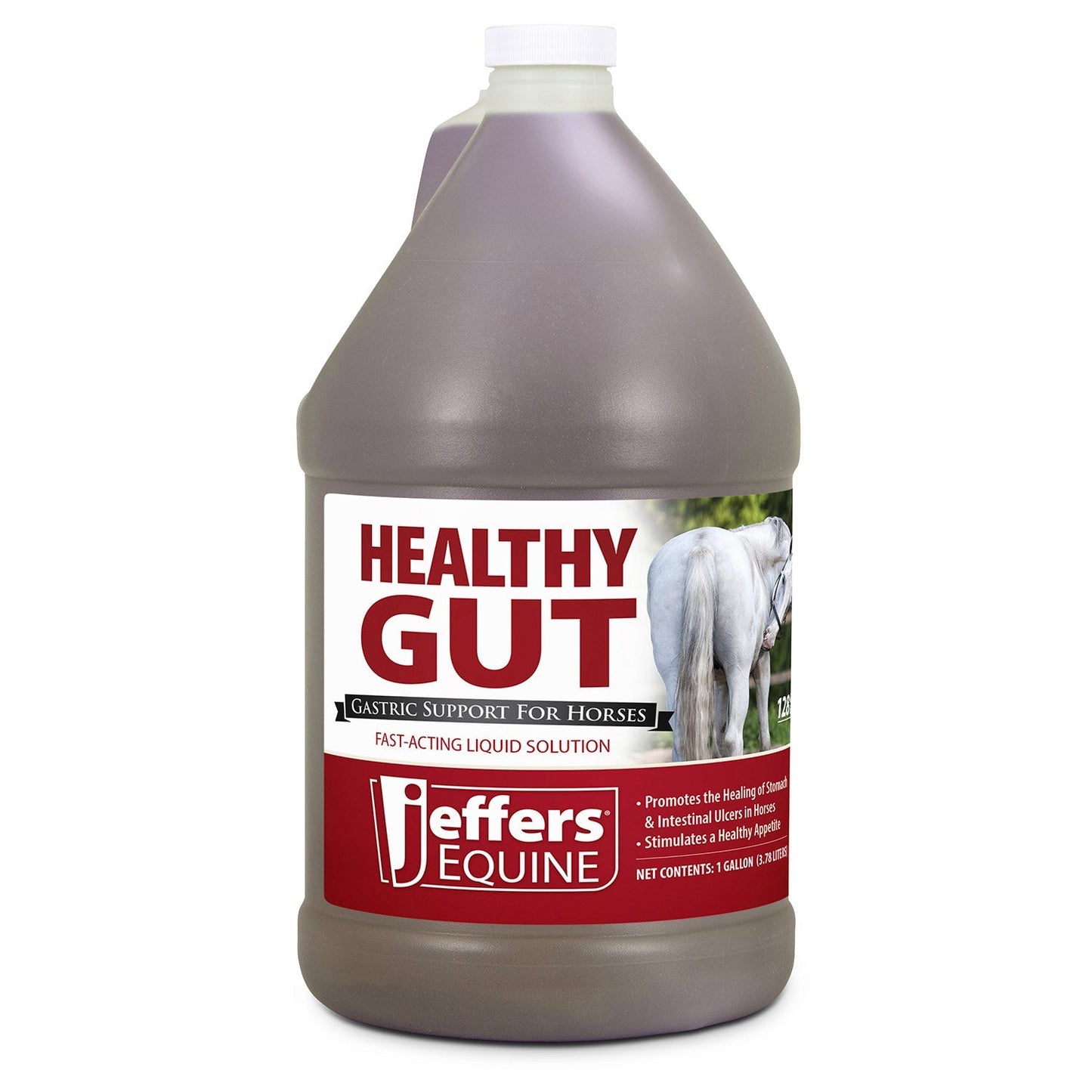Suplemento Líquido para Caballos Jeffers Healthy Gut Gastric Support