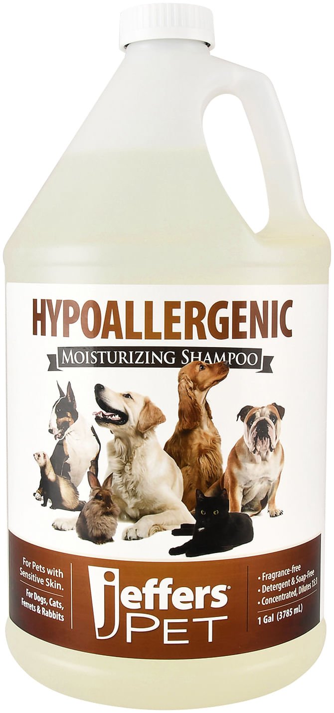 Champú hidratante hipoalergénico para mascotas Jeffers para pieles sensibles